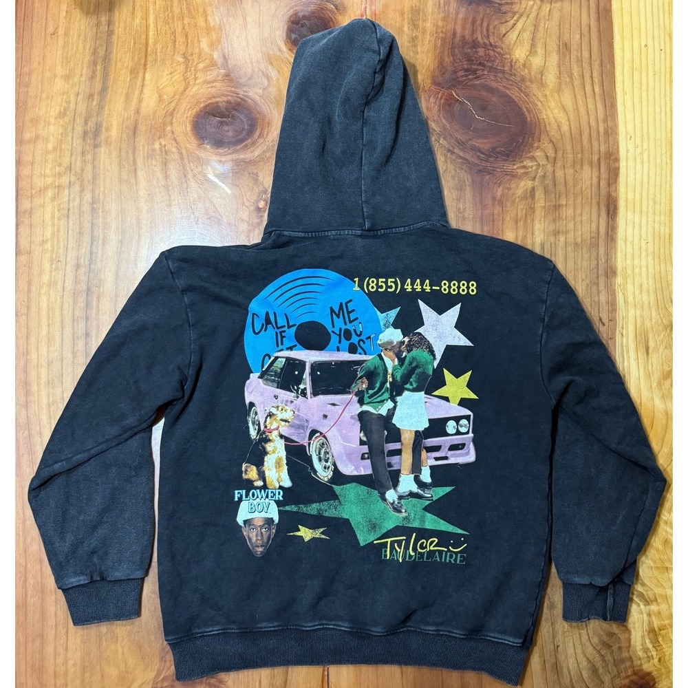 Tyler The Creator Hoodie Sweatshirt S Pullover Hooded Call me if you get lost L3 - Picture 5 of 6